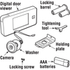 Prime-Line 2.75 in. LCD Screen, Digital Door Viewer, Fits 1-3/8 in. to 1-3/4 in. Single Pack U 11187R